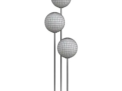 ELIOMOON three sphere floor lamp 3D model