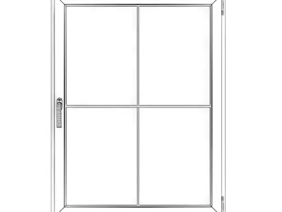 Wooden Window 10 3D model