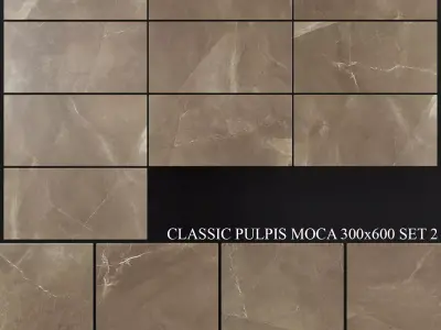 Yurtbay Seramik Classic Pulpis Moca 300x600 Set 2 3D model