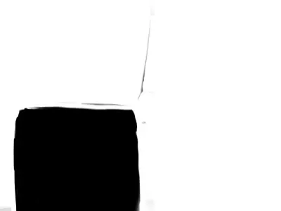 Road Closed Sign Low-poly 3D model