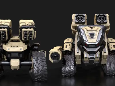 Mecha- War Robot 3D model