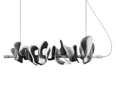 Cloude Pendant Lamp by LZF 3D model