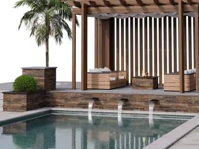 Pool 18 3D model
