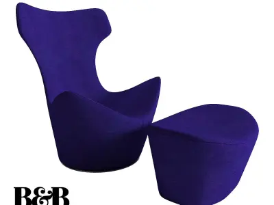 BB Italia Grande Papilio Free 3D model