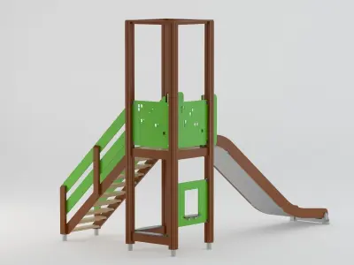Lappset Activity Tower 09 3D model