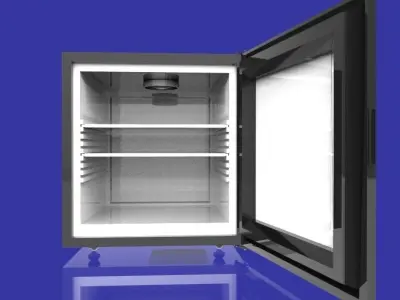 fridge mini Low-poly 3D model
