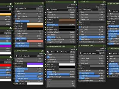 Blender Procedural Material Pack 21 Texture