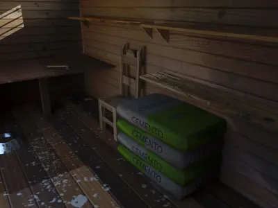 tool house deposit  Low-poly 3D model