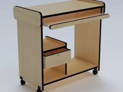 Computer Table 3D model