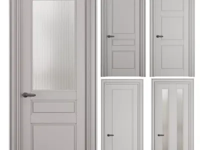 Entrance door set161 3D model