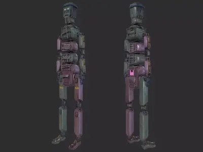 THE WORST DANCER Low-poly 3D model