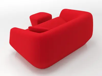 Uncover Medium Sofa 3D model