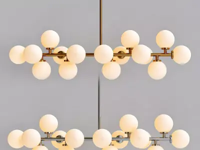  Light Fitting 16LED 3D model