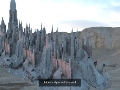 Fantasy Mordor Collection 1 3D Model Pack