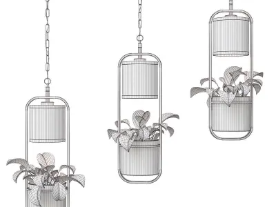 Pots Pendant 3D model