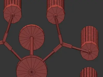 Otes Chandelier 3D model