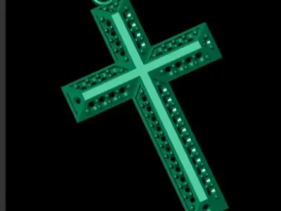 Diamond Cross Pendants  Limited Edition Designer Collection 1-10 3D print model