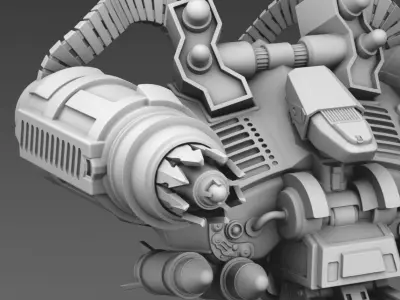  Martian robot turret 3D print model