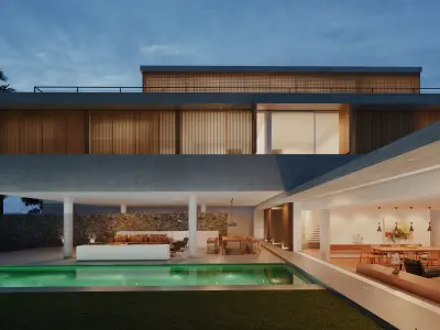 House 6 -mk27 - Exterior-Marcio Kogan 3D model