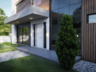 Garden Villa project 3D model