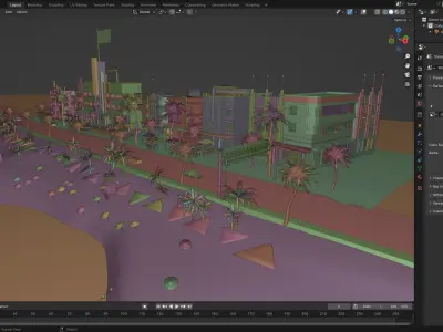 Miami City 3D model