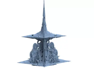 Steamcrystal Tower 1 3D model