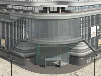  Modern Shopping Mall Complex 