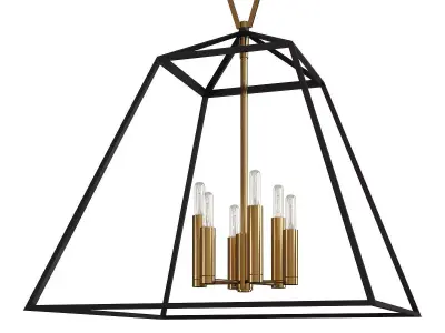 Webster Pendant Light Low-poly 3D model