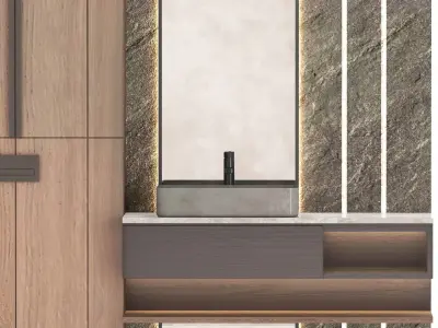 bathroom furniture09 3D model