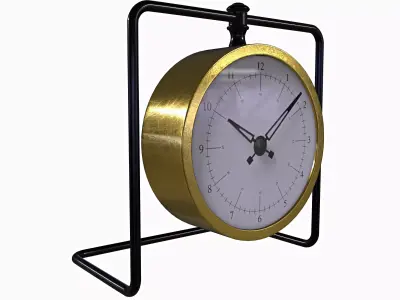 table clock 020 Free 3D model