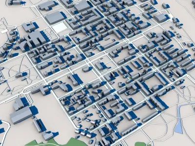 Kemi Town Finland 3D model