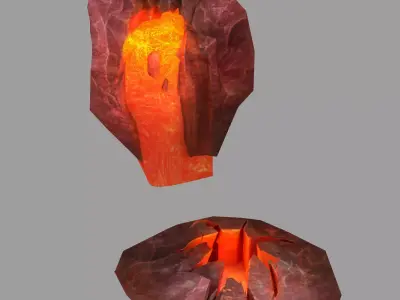 Not Zhoushan - Volcano - Magma Mouth 06 3D model
