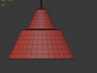 Hanging lamp 14 Loft Design 3D model