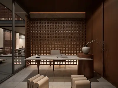 Modern House Design - Kakushin House 3D model