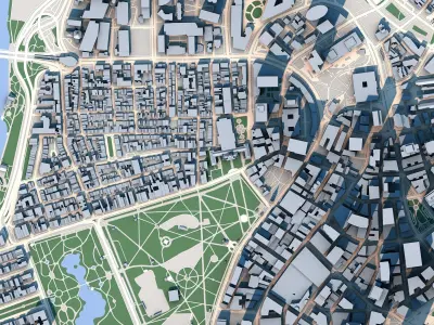 Boston City 3D model