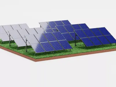 -Solar Farm V2- 3D model
