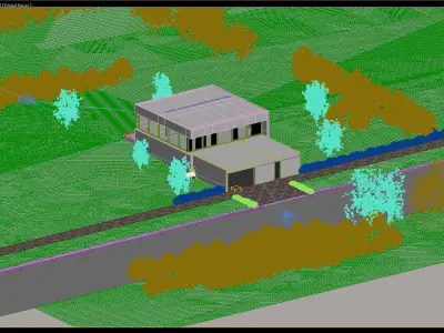 Exterior House Scene 7 3D model