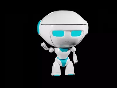 Mini Stylized Robot  3D model