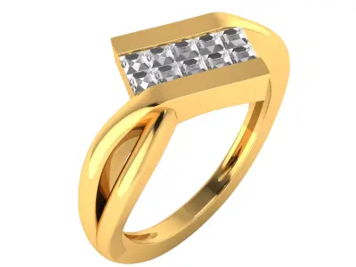 Women Ring Render 3dm STL MTL SLC JCD OBJ FBX Details 3D print model buy