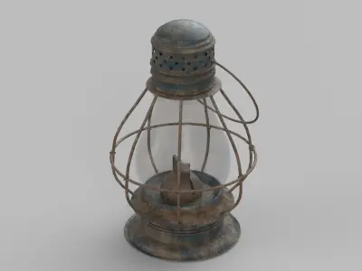 lantern old 3D model