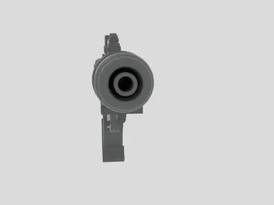 High Laser Gun 3D model