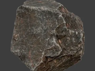 Dacota Stone Low-poly 3D model