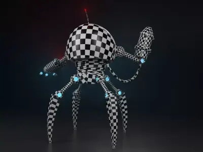 Mini Robot Killer 3D model