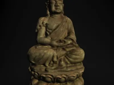 Buddah Statuette 3D model
