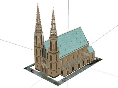 Architecture-Religion-God-Culture-Temple-041 church 3D model
