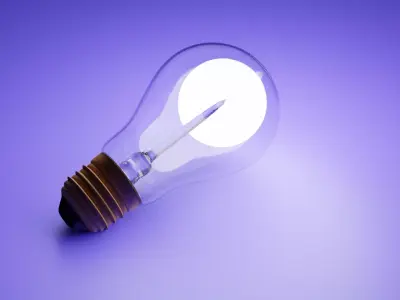 Incandescent lamp Free 3D model