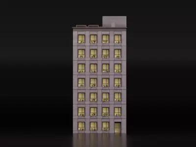 Residential Building 3D model
