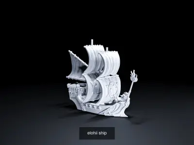 ships ORCS 3D Model Pack