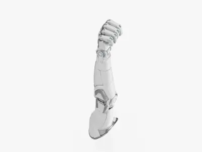 Cyborg arm fist 3D model