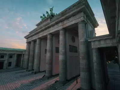 Brandenburg Gate  Brandenburger Tor   3D model